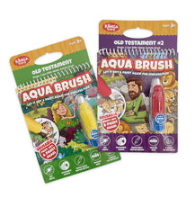 Load image into Gallery viewer, Two Pack Old Testament Aqua Brush Activity Book Set, Reusable Travel Activity