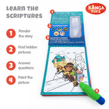 Load image into Gallery viewer, Book of Mormon Aqua Brush, Color with Water, Reusable Travel Activity Book