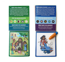 Load image into Gallery viewer, Two Pack Book of Mormon & New Testament Aqua Brush Activity Books, Reusable Travel Activity