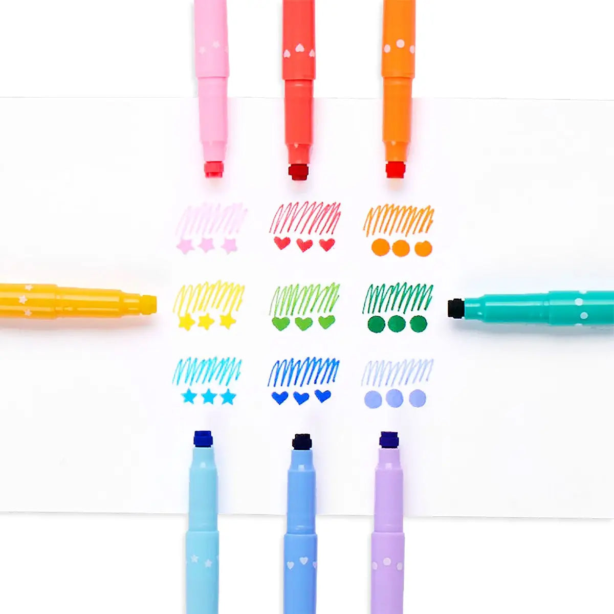 Double ended stamp markers