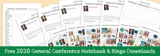 Fall 2020 General Conference Notebook and Bingo | Free Downloads