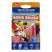 Load image into Gallery viewer, Fun on the Farm Aqua Brush, Color with Water, Reusable Travel Activity Book