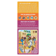 Load image into Gallery viewer, Miracles of Jesus from the New Testament Aqua Brush Activity Book, Reusable Travel Activity