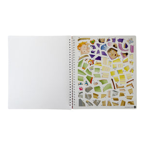 The Life of Jesus Sticker Stories from the New Testament - Spiral Bound Activity Story Book