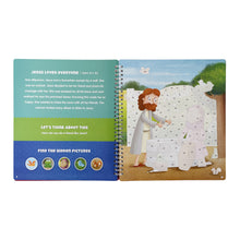 Load image into Gallery viewer, The Life of Jesus Sticker Stories from the New Testament - Spiral Bound Activity Story Book