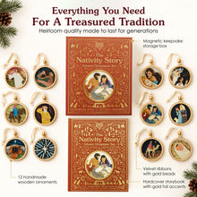Load image into Gallery viewer, The Nativity Story Advent Ornament Set