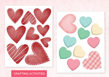 Load image into Gallery viewer, Valentine&#39;s Day Activities Printable PDF Digital Download
