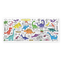 Load image into Gallery viewer, Dinosaur Table-Size Coloring Page | 30&quot; x 72&quot; inches