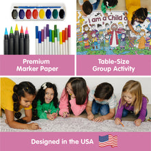 Load image into Gallery viewer, I am a Child of God Table-Size, Coloring Page | 30&quot; x 72&quot; inches