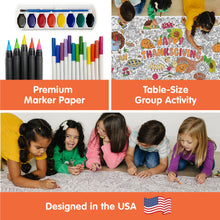 Load image into Gallery viewer, Thanksgiving Table-Size Coloring Page | 30&quot; x 72&quot; inches