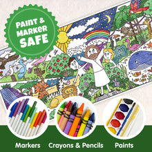 Load image into Gallery viewer, Creation Story Table-Size, Coloring Page | 30&quot; x 72&quot; inches