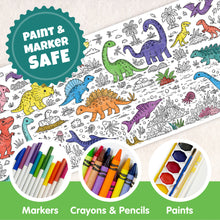 Load image into Gallery viewer, Dinosaur Table-Size Coloring Page | 30&quot; x 72&quot; inches