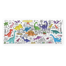 Load image into Gallery viewer, Dinosaur Table-Size Coloring Page | 30&quot; x 72&quot; inches