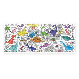 Dinosaur Table-Size Coloring Page | 30" x 72" inches