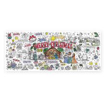 Load image into Gallery viewer, Nativity Christmas Table-Size Coloring Page | 30&quot; x 72&quot; inches