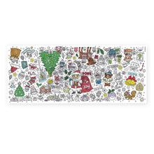 Load image into Gallery viewer, Santa Christmas Table-Size Coloring Page | 30&quot; x 72&quot; inches