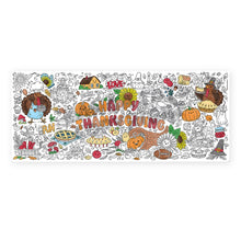Load image into Gallery viewer, Thanksgiving Table-Size Coloring Page | 30&quot; x 72&quot; inches