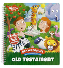 Load image into Gallery viewer, The Old Testament Sticker Stories  - Spiral Bound Activity Story Book