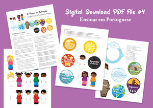Digital Download: Plan of Salvation Visual Aid: English, Spanish, Portuguese, French or any Language, Multiple Ethnic Figures, FHE, Missionary Tool, The Church of Jesus Christ of Latter-Day Saints