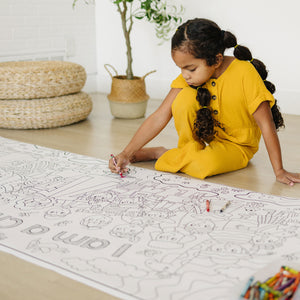 Table-Size I am a Child of God Coloring Page | 30" x 72" inches