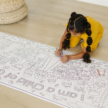 Load image into Gallery viewer, Table-Size I am a Child of God Coloring Page | 30&quot; x 72&quot; inches