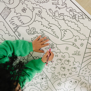 Creation Story Table-Size, Coloring Page | 30" x 72" inches