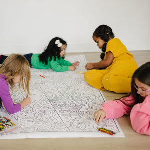 Creation Story Table-Size, Coloring Page | 30" x 72" inches