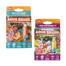 Load image into Gallery viewer, Two Pack New Testament Aqua Brush Activity Book Set, Reusable Travel Activity