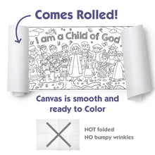 Load image into Gallery viewer, Giant I am a Child of God Coloring Page | 30&quot; x 72&quot; inches