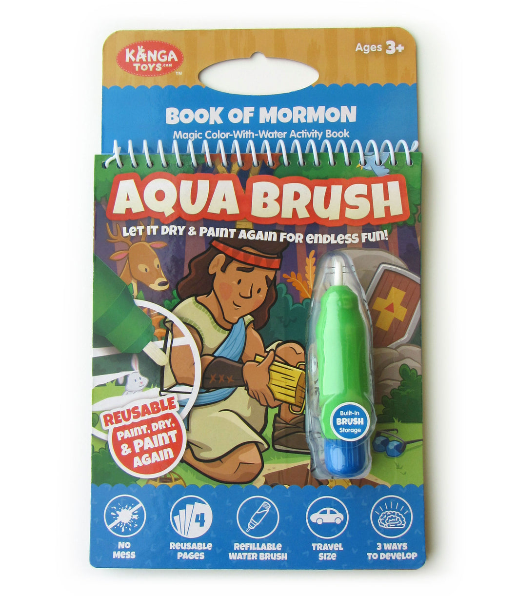 Book of Mormon Aqua Brush Activity Book, Reusable Travel Activity