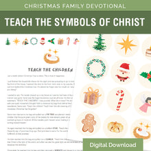 Load image into Gallery viewer, Teach The Children Christmas Symbols Digital Download