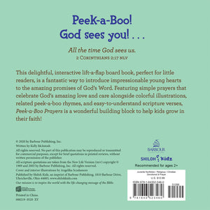 Peek-a-Boo Prayers Lift-a-Flap-Book
