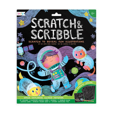 Load image into Gallery viewer, Scratch &amp; Scribble Art Kit: Outer Space Explorers